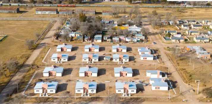 Casa propia Realicó aerea