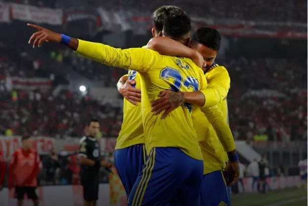 Boca festejo