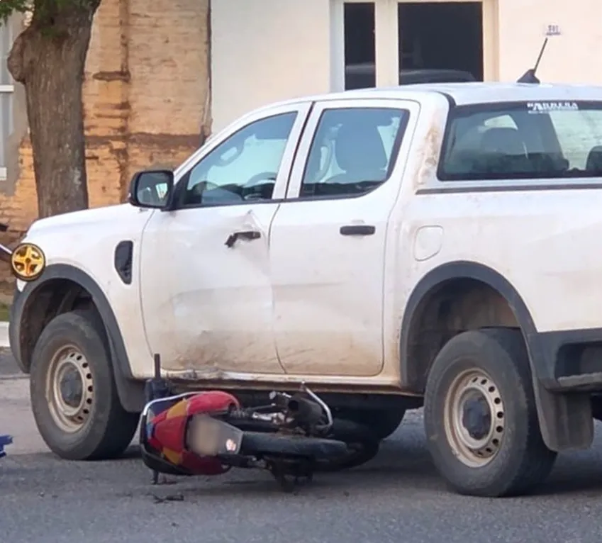 CHOQUE MOT OCAMIONETA 1