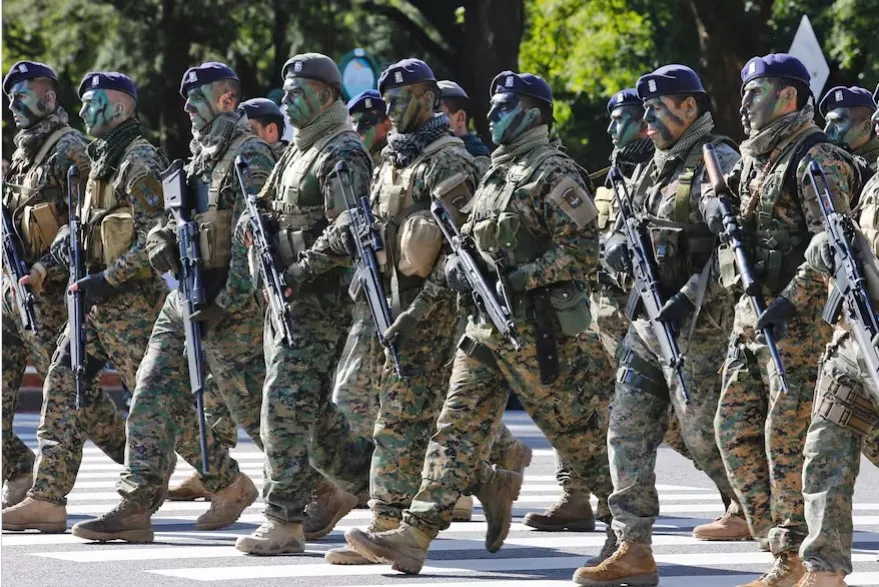 ejercito argentino tropas