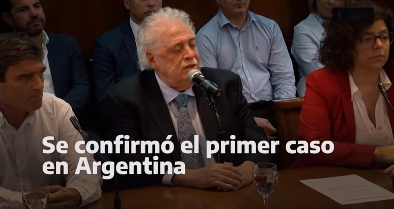 Primer caso de Covid