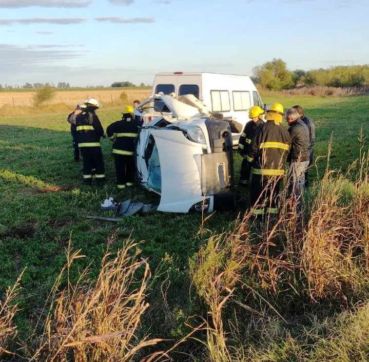 vuelco ruta 4