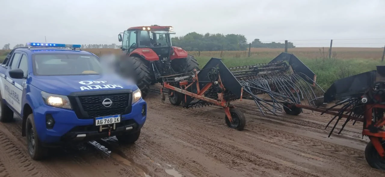 HERRAMIENTAS SECUESTRADAS PATRULLA RURAL