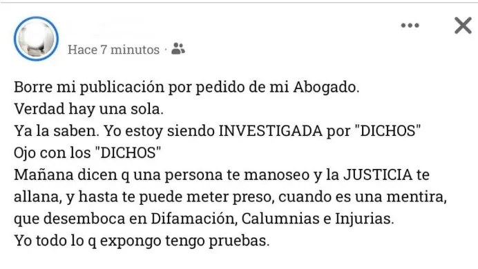BALSA MUJER INVESTIGADA