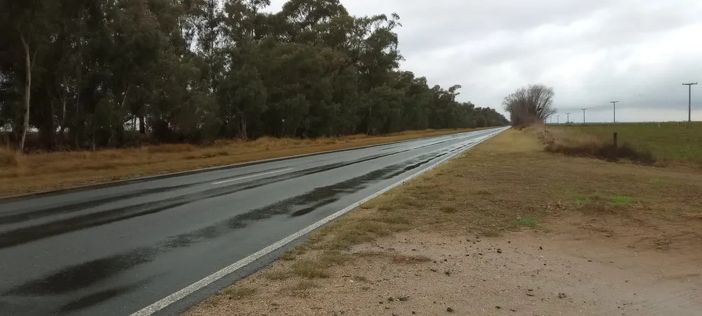 ruta 35 lluvia