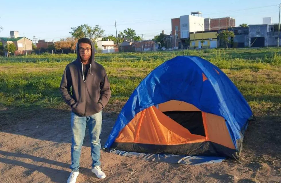 Estudiante acampe