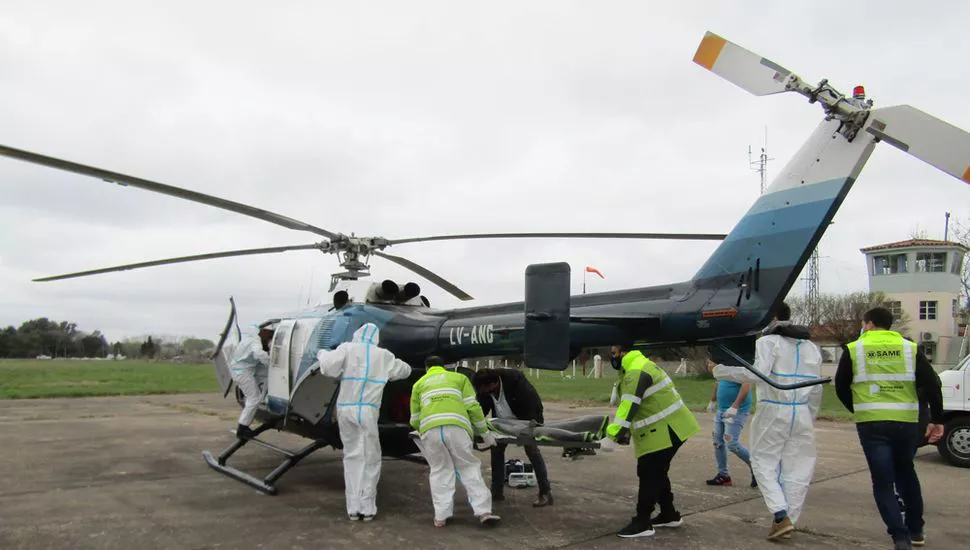 helicoptero sanitario