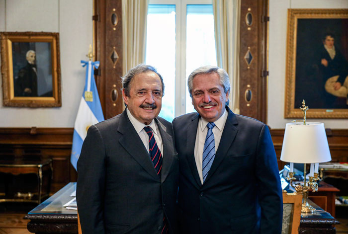 ALFONSÍN Y ALBERTO FERNANDEZ