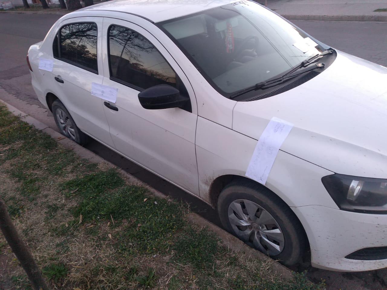 auto retenido en Alvear