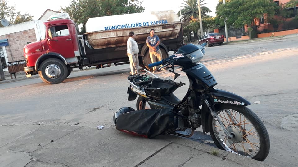 choque moto regador 1