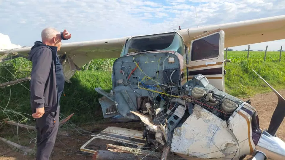 avion siniestrado drogas arequito 3