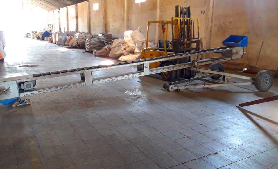 maquina que aplastó a operario Anguil