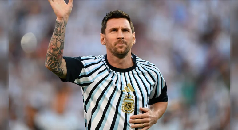 Messi camiseta alternativa