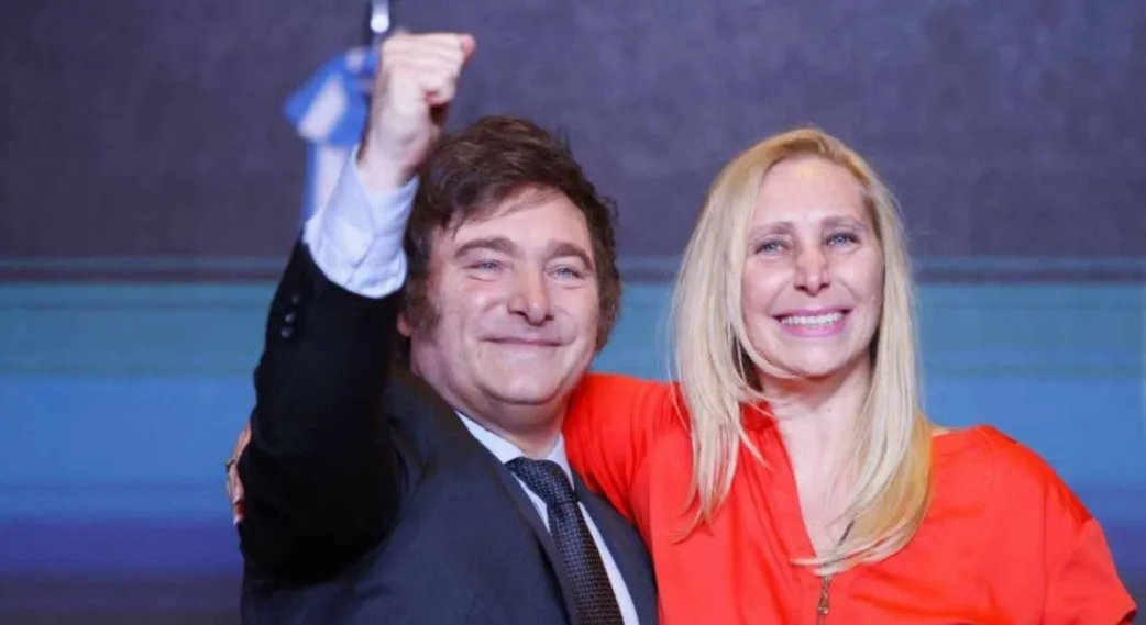 Javier y Kaina Milei