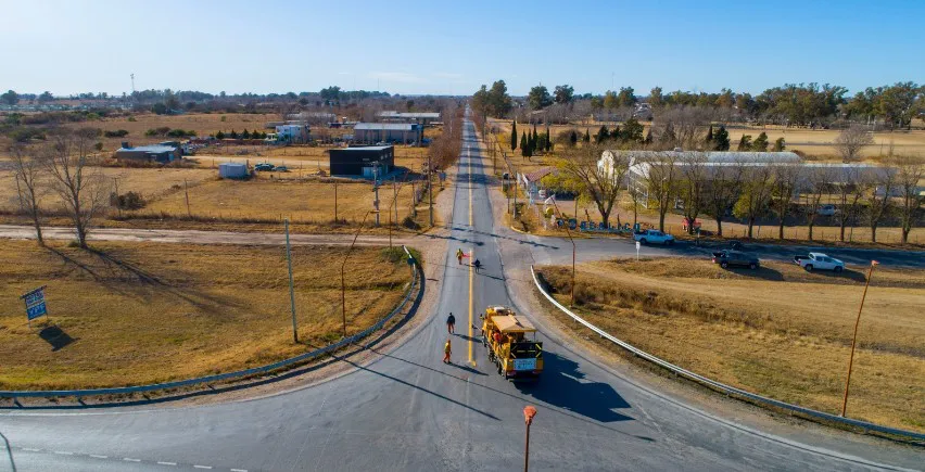 Ingreso a Realicó aerea