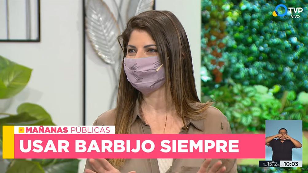 usar barbijo tv