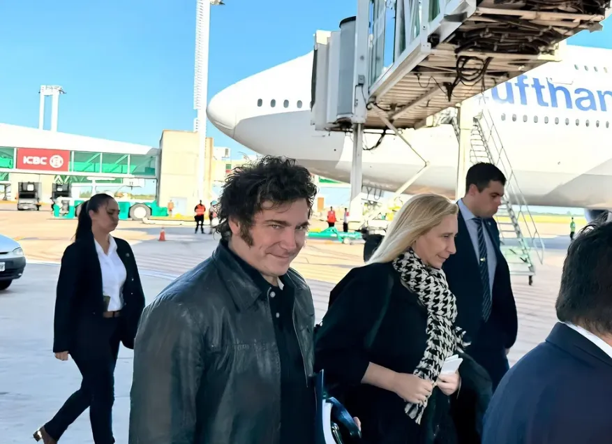 javier milei a suiza