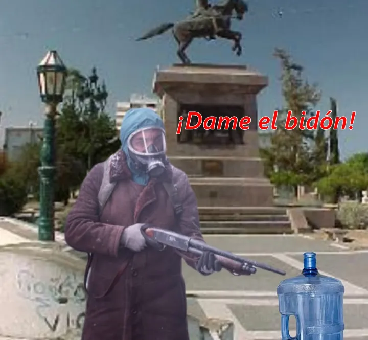 agua dame el bidón
