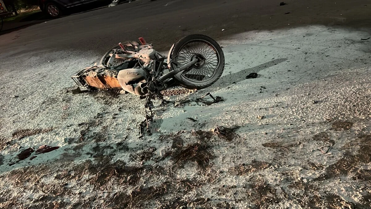 moto quemada