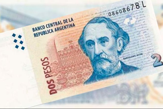 BILLETE DE DOS PESOS