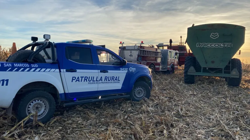 accidente laboral cosechadora