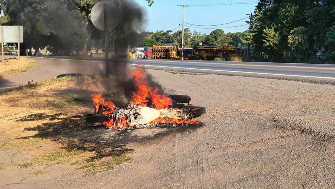 moto fuego