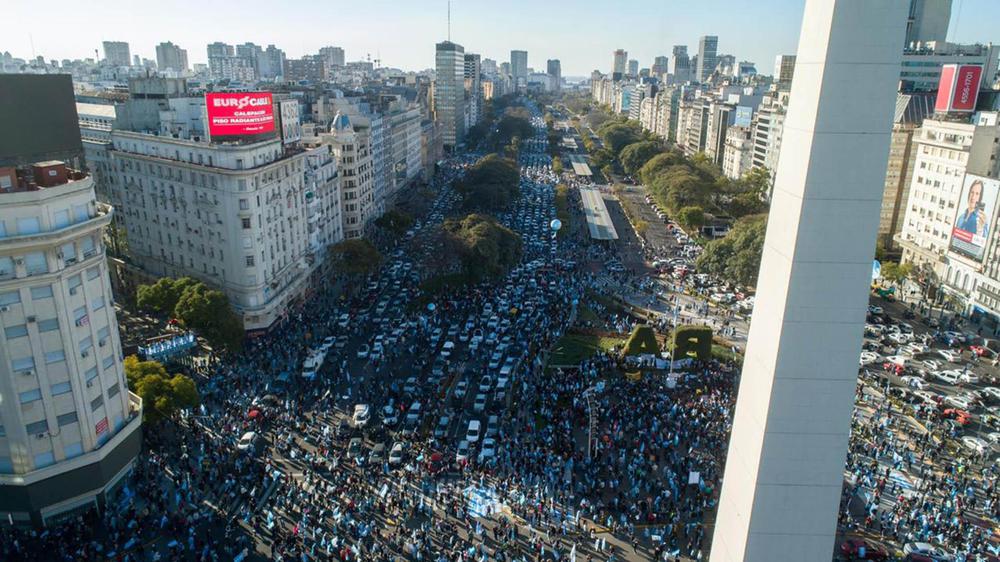marcha 17 A obelisco