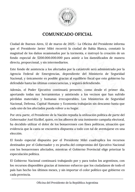 COMUNICADO 200MIL MILLONES
