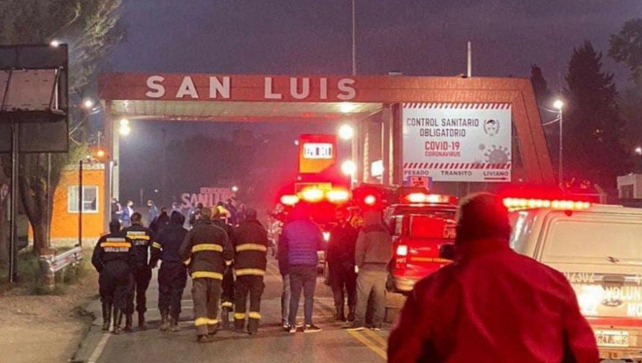 Bomberos ingreso a San Luis
