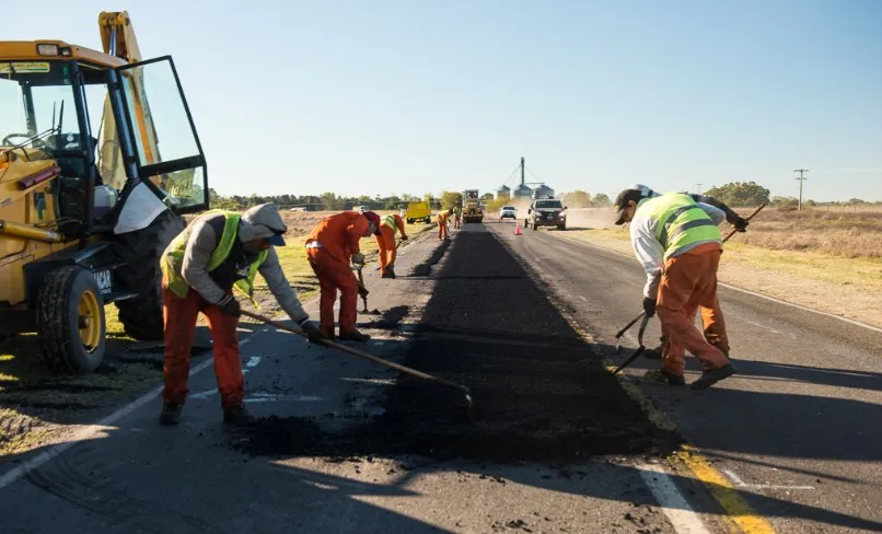 bacheo ruta 35