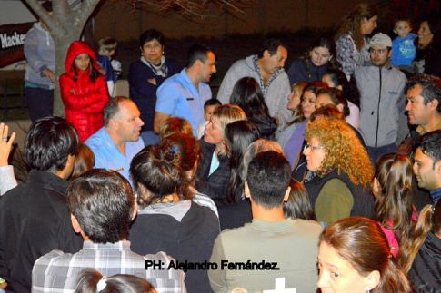 manifestación inseguridad Mackena