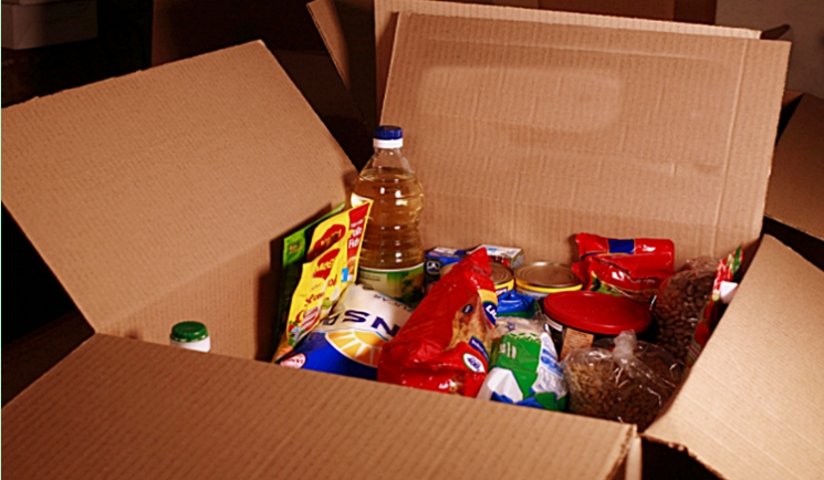 Cajas con mercaderia