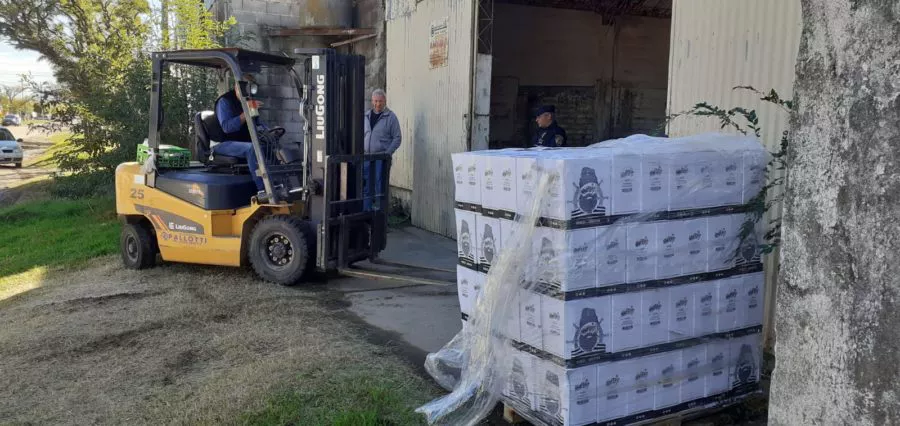 botellas incautadas