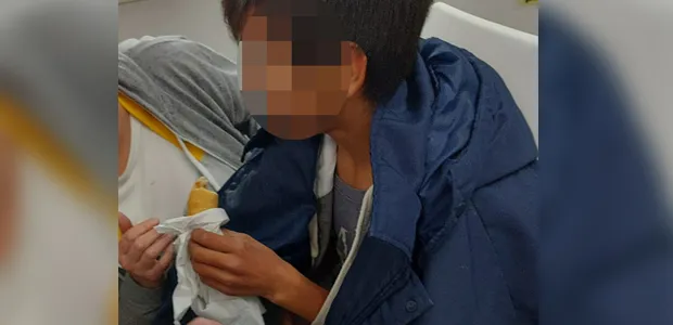 niño abandonado en Villegas