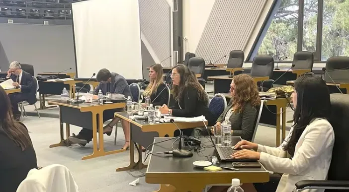 Perez Ballester y Catán con sus defensas