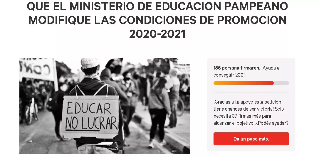 change org educación