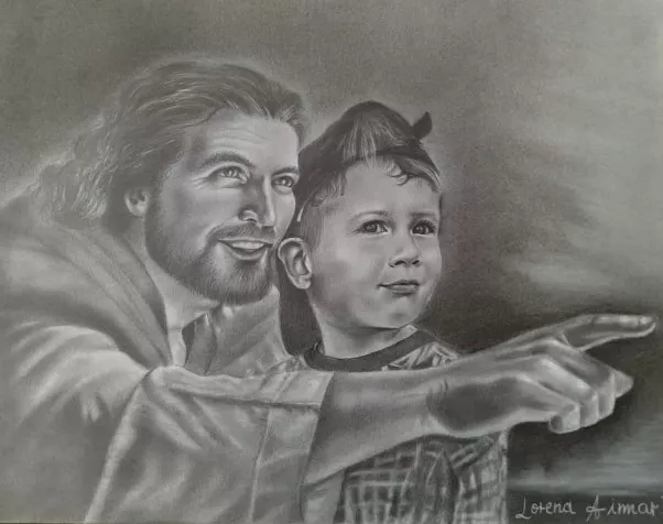 Cuadro Lucio con Jesús