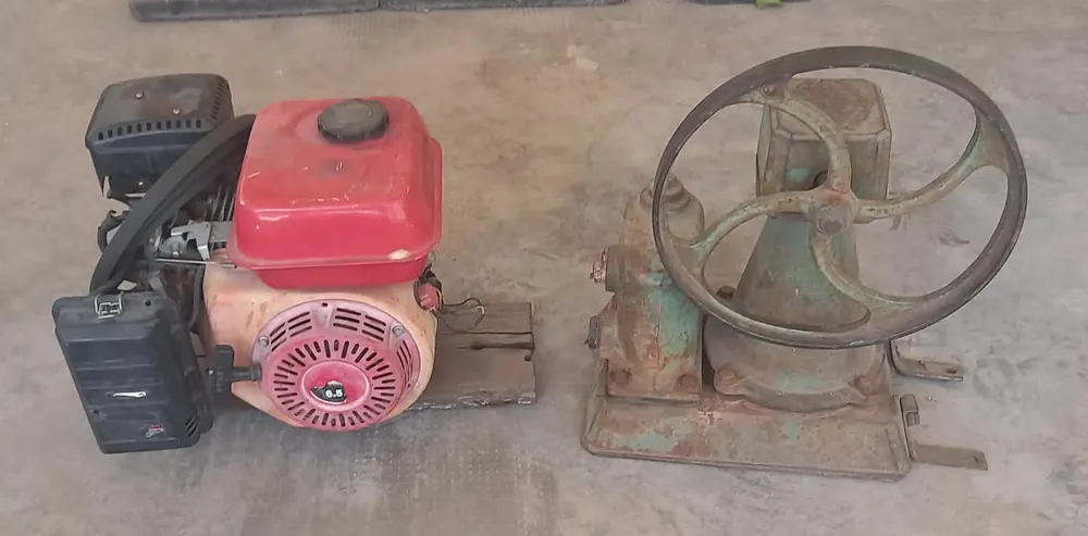 motor y bombeador