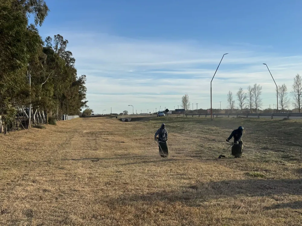 limpieza banquinas ruta 35 rural 5 C