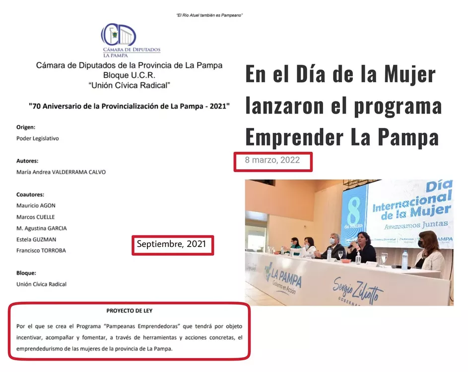 Valderrama proyecto mujeres emprendedoras