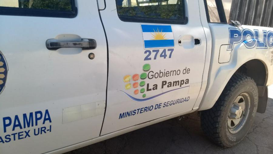 Policia La Pampa camioneta