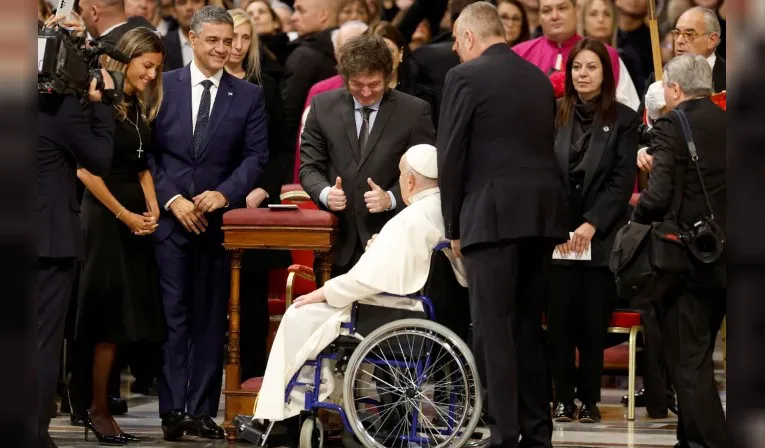 Milei con Francisco 2