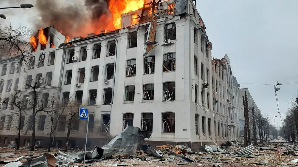 universidad bombardeada