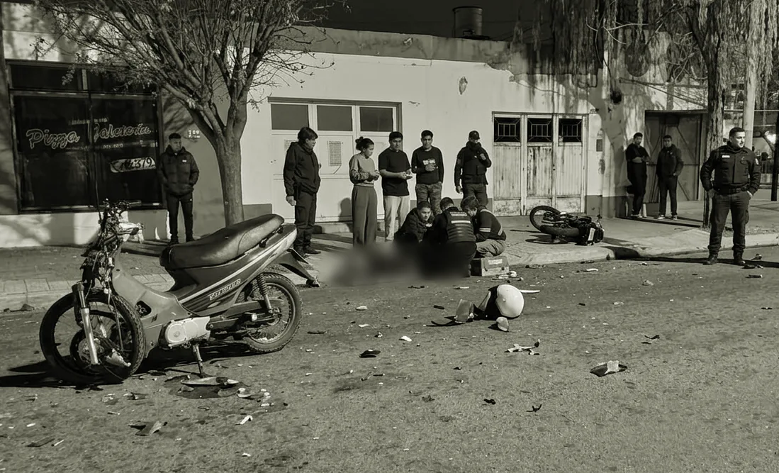 choque moto valentina isella