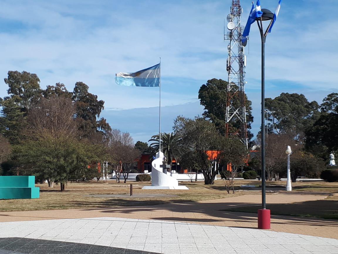 Plaza de Realicó Bandera